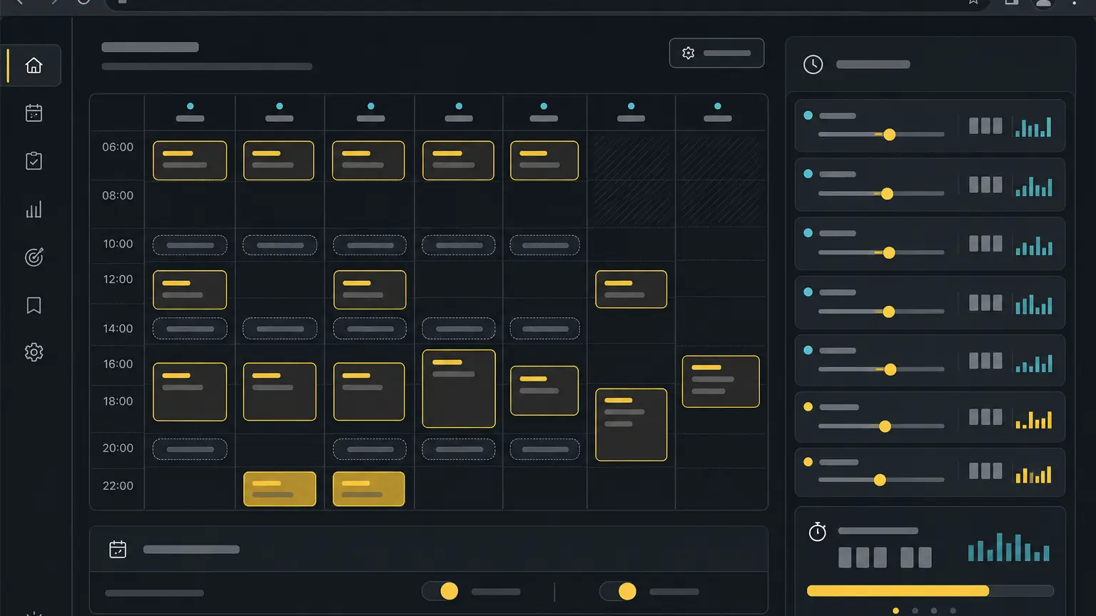 Customize availability for a study schedule planner